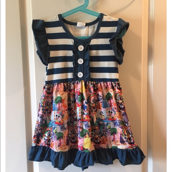 Disney Inspired Character Dress - Sz 5/6 - cute! - Picture 2 of 6